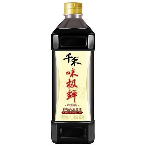 千禾味极鲜酱油1l 炒菜凉拌 酿造酱油 特级生抽 参数