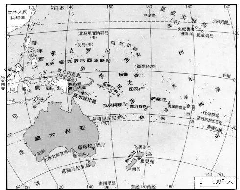 世界地理第二讲:大洋洲和澳大利亚
