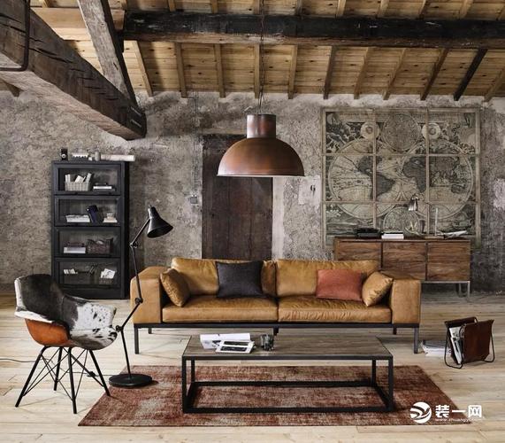 男士单身公寓装修效果图欣赏 工业风设计酷劲十足