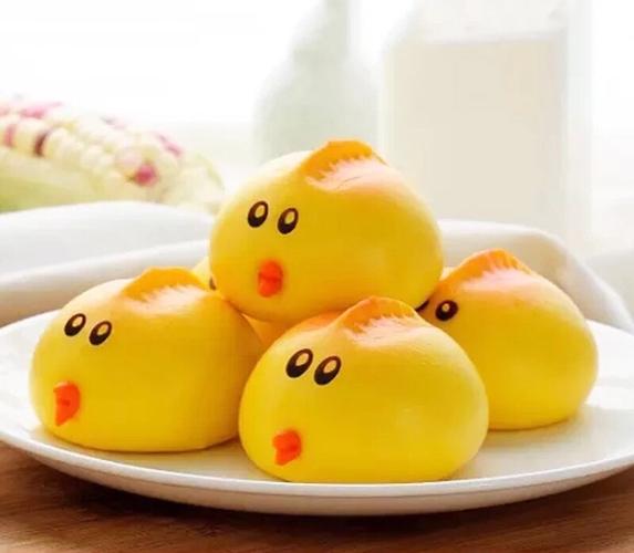 卡通包小猪猪包子豆沙包动物奶黄包儿童营养早餐食品馒头 个 72 包 6