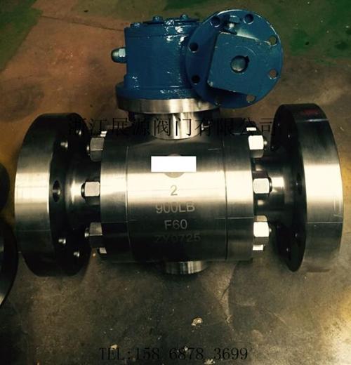 900lb高压法兰式美标锻钢球阀q347f-900lbrl