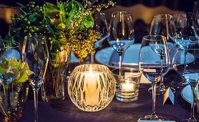 高端 晚宴 餐厅餐具 装饰