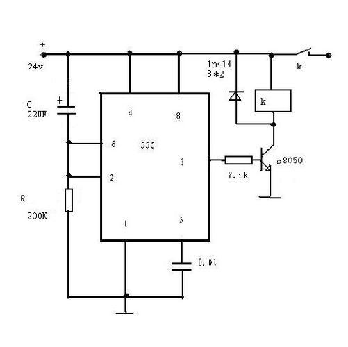 用555电路如何做一个延迟电路延迟时间是1分半钟!如果