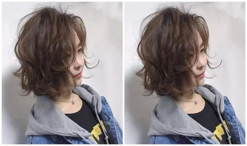 蓬松凌乱短发发型,一看就想剪.