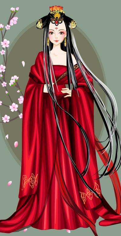 红狐狸凤九q版凤九简笔画九尾狐凤九简笔画 第6页青丘白凤九简笔画