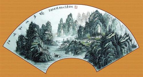 陈清泉中国画作品陈清泉的艺术成就多在央视,中国教育电视台,《人民