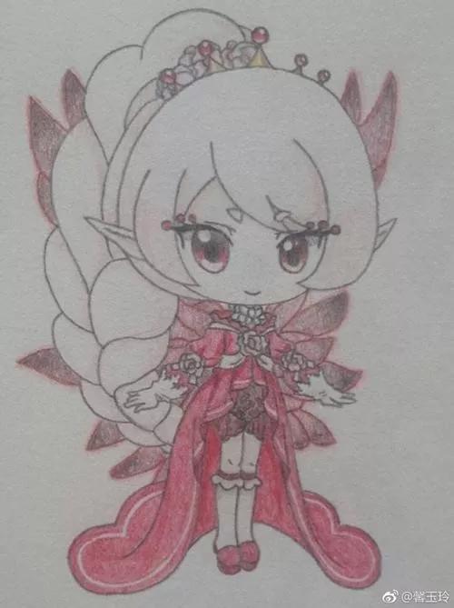 【小花仙】花仙精灵王手绘