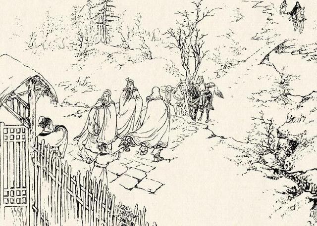 极富画面感的《三顾茅庐》连环画,出自名家之手