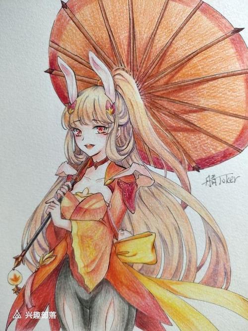 彩铅手绘公孙离