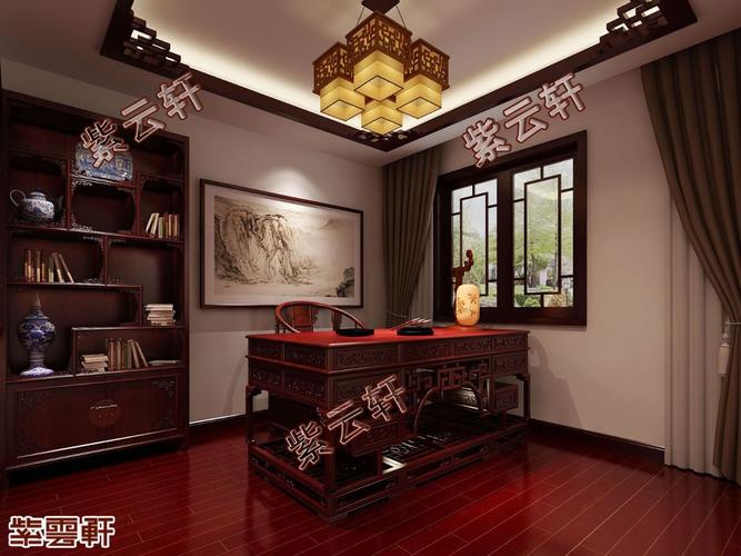 古典别墅中式装修书房