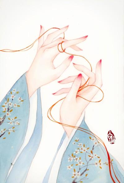 〔 古风水彩美人 〕 作者" 白岫