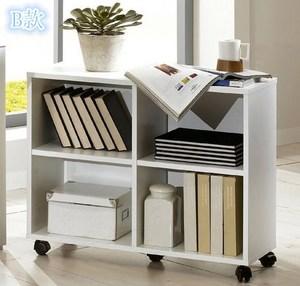 移动小书柜带轮