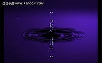 水滴滴落运动视频