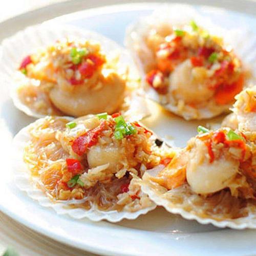 夏夷贝_厂家直销 大连蒜蓉粉丝贝 粉丝扇贝夏夷贝300g6只优惠券