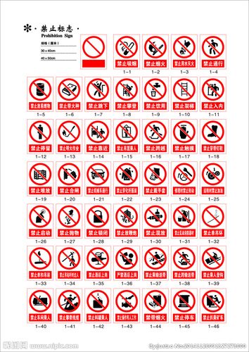 禁止标识图片