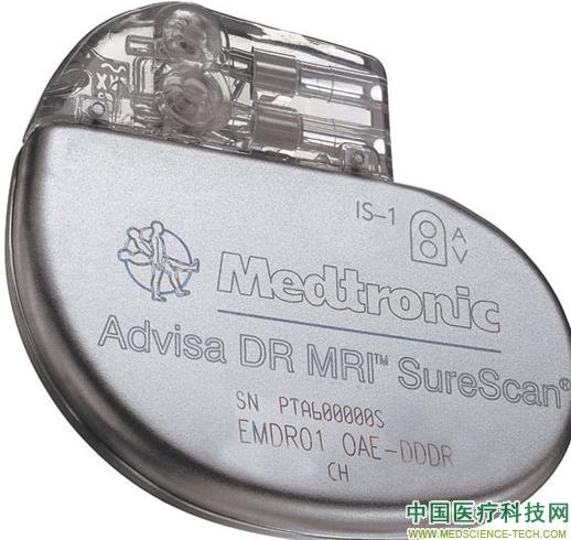 美敦力新心脏起搏器可接受核磁共振成像扫描
