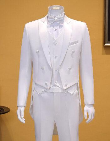 品牌新款男士燕尾服套装礼服伴郎装男主持人司仪服装魔术师演出燕尾服