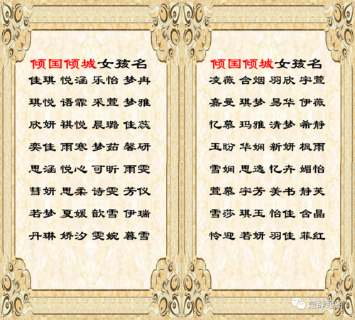 柯姓唐诗宋词好听的仙气古风女名字诗经楚辞起名