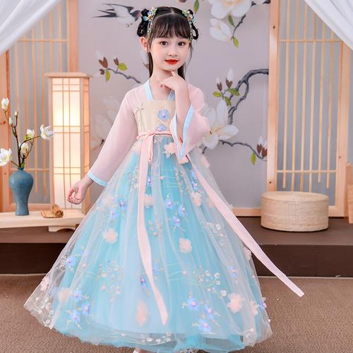 2021新款中国风超仙古装汉服公主裙