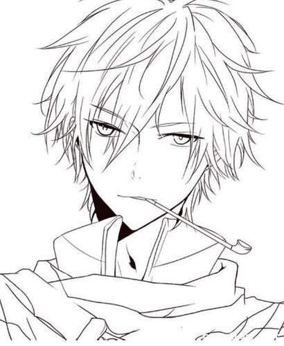 卡通人物画图片简笔画图片