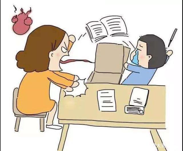 给孩子辅导作业是暴跳如雷的家长