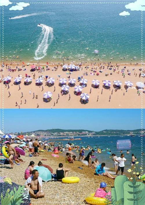 大连金石滩游记,(一)黄金海岸浴场