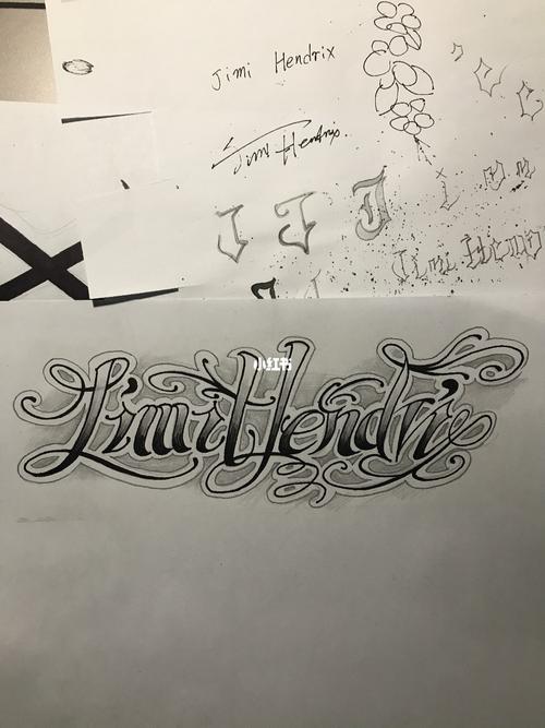 奇卡诺花体字_花体字_y.tattoo渔刺青自由行热门攻略