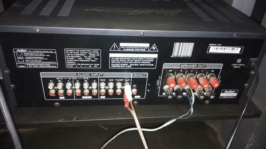 爱浪x9500功放怎么连接,有说明书吗?连接到电视上,谢谢大家
