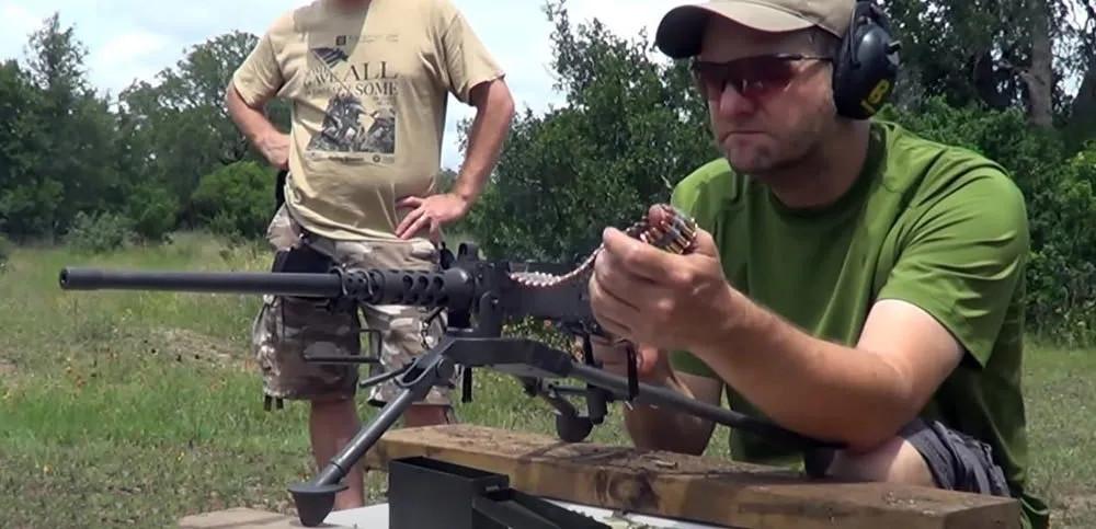 22 lr小砸炮?罕见的美国新手版m2重机枪