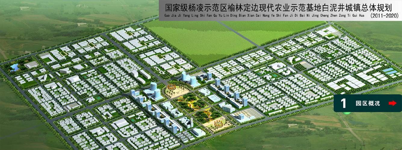 核心区位于白泥井镇先锋村,移民新城(农业园区服务基地)位于定边县