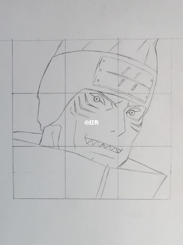 干柿鬼鲛手绘过程_手绘_火影_火影忍者_文化_绘画