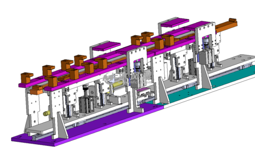 步进输送机构建模