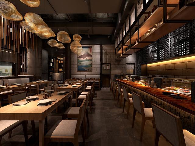 日式料理店装修设计成都福霆装饰设计