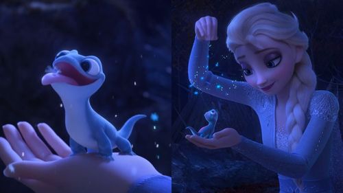 《冰雪奇缘2》呆萌程度不输雪宝啊!新角色火精灵蝾螈