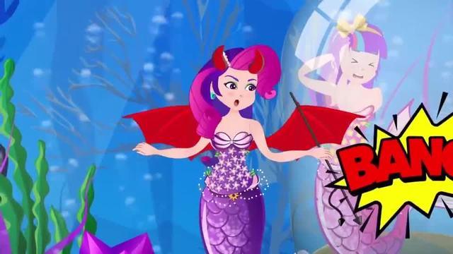 营救美人鱼紫悦,阿坤国王真棒 小马国女孩游戏