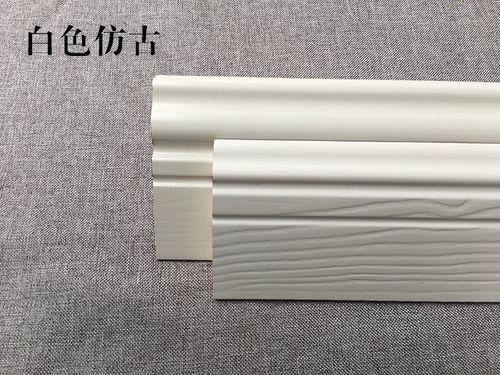 纯实木白色烤漆踢脚线 水曲柳仿古开放漆木质地板墙角