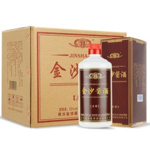 贵州金沙酱酒原酿53度粮食酒500ml*6酱香型白酒整箱