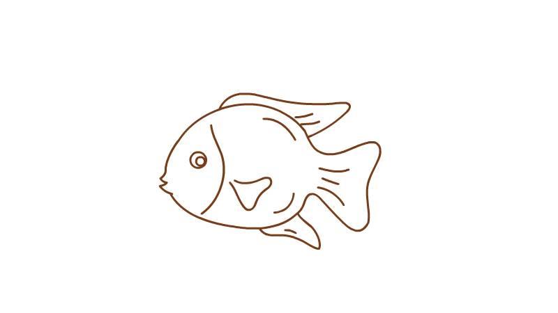 小鱼简笔画