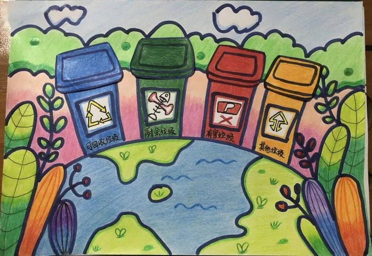 垃圾分类创意展北京市第七幼儿园
