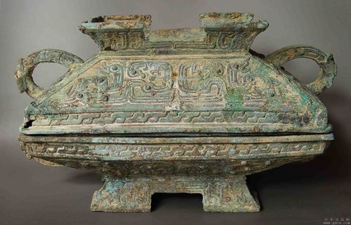 西周青铜簠(上下有16字铭文)