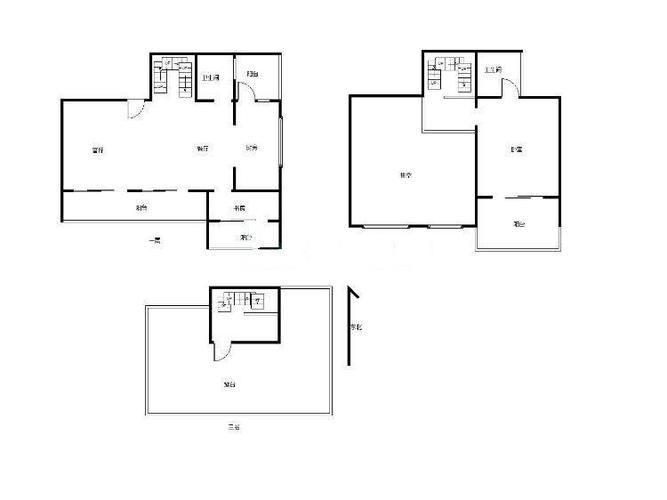 大竹林 华宇御澜湾四房315万二手房户型图
