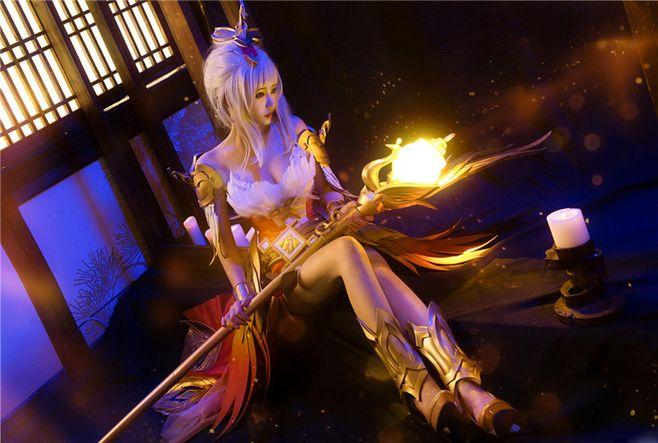 王者荣耀英雄角色扮演,女神王昭君凤凰于飞cosplay写真-第4页