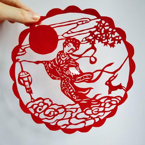 中秋剪纸7015_剪纸_兴趣爱好_手工