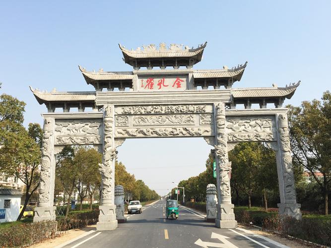 乡村路口牌坊石牌坊专业生产厂家