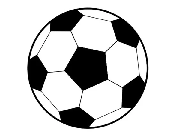 超级简单的足球简笔画步骤