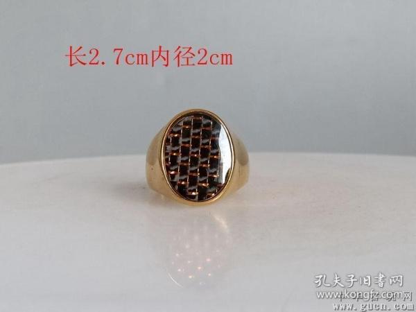 乡下收的老凤祥18k宝石戒指