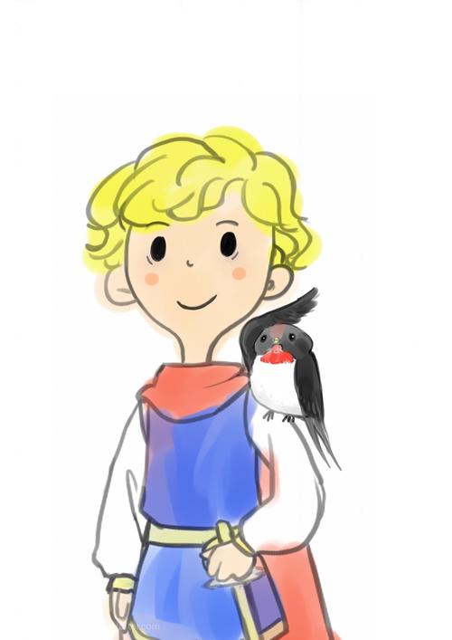 王尔德童话|插画|儿童插画|留一碗大爷 - 原创作品