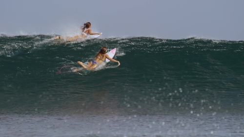 4k大海沙滩比基尼美女激情夏日风光
