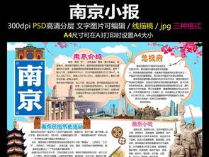 我的南京我的城手抄报 我的手抄报