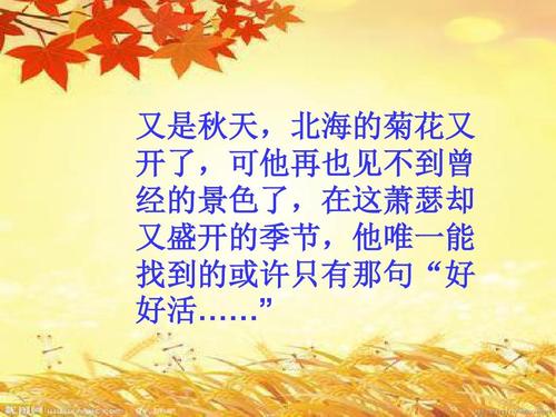 9《秋天的怀念》课件(33张)ppt